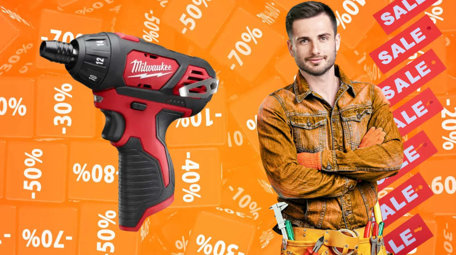 The Home Depot te regala una batería en la compra de un destornillador Milwaukee. Foto: Canva | The Home Depot.