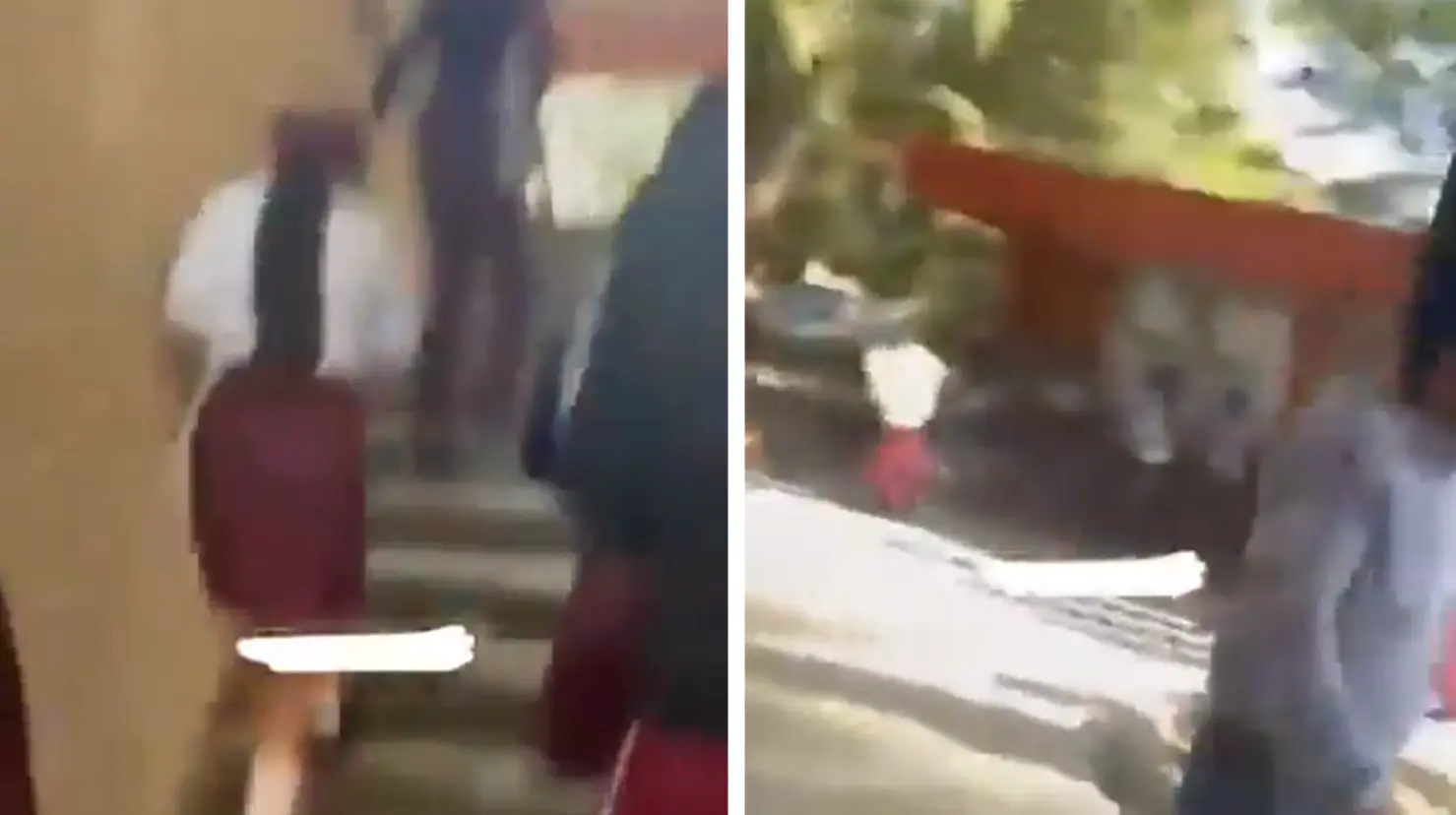 VIDEO | Estudiantes así escapan de las balas en escuela de Culiacán. Foto: Redes Sociales | Canva