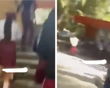 VIDEO | Estudiantes así escapan de las balas en escuela de Culiacán