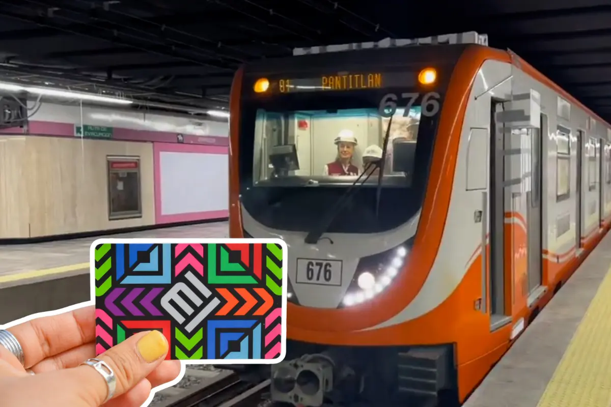 De fondo Metro de CDMX, Tarjeta de Movilidad. Foto: Metro CDMX | Jefatura de gobierno