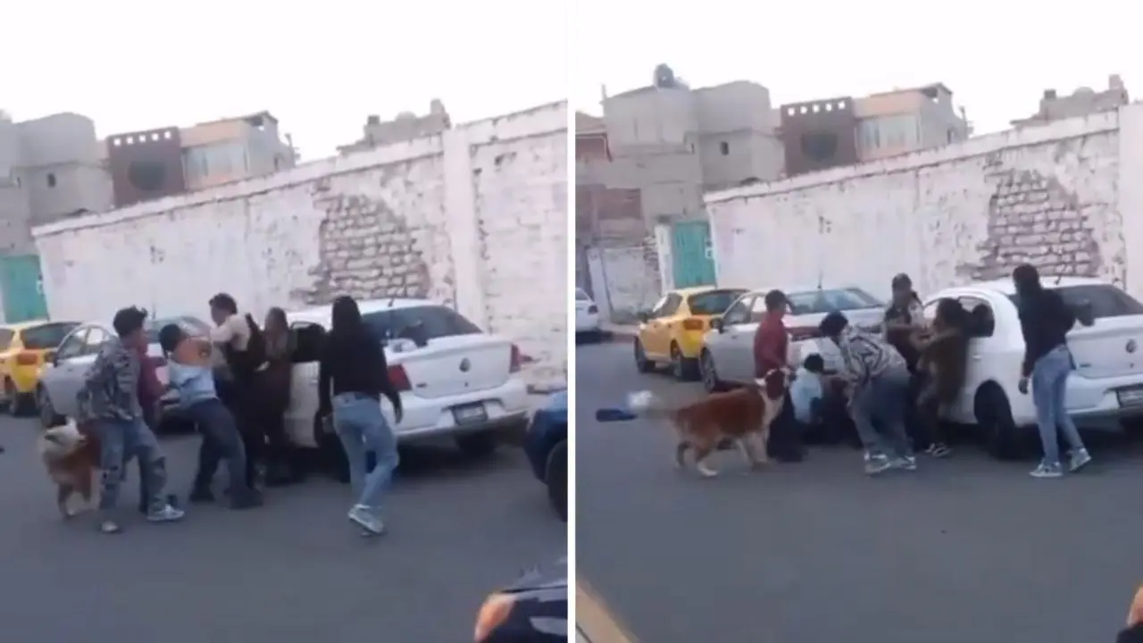 VIDEO | Agreden a policías de la Guardia Civil en Tecámac. Foto: @milenio_edomex