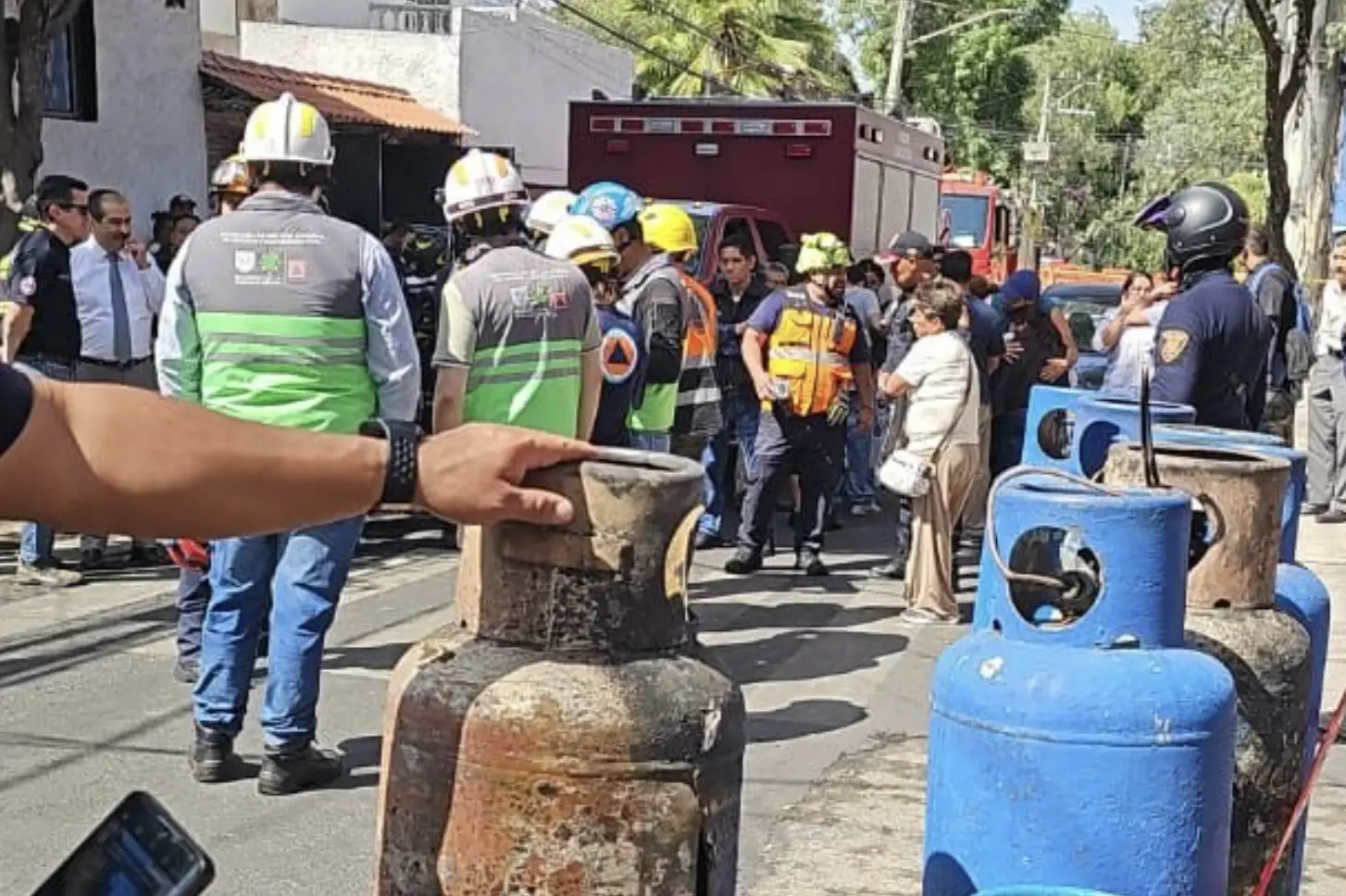 Explosión por acumulación de gas en la alcaldía Álvaro Obregón Foto: Ramón Ramírez