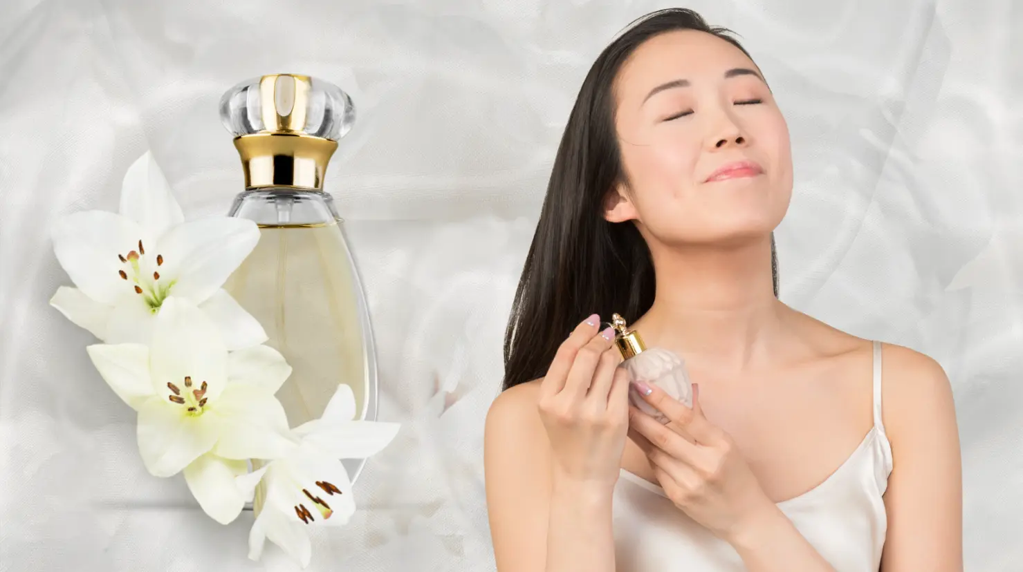 3 perfumes con aroma a flores blancas para mujeres mayores de 50 años. Foto: Canva.