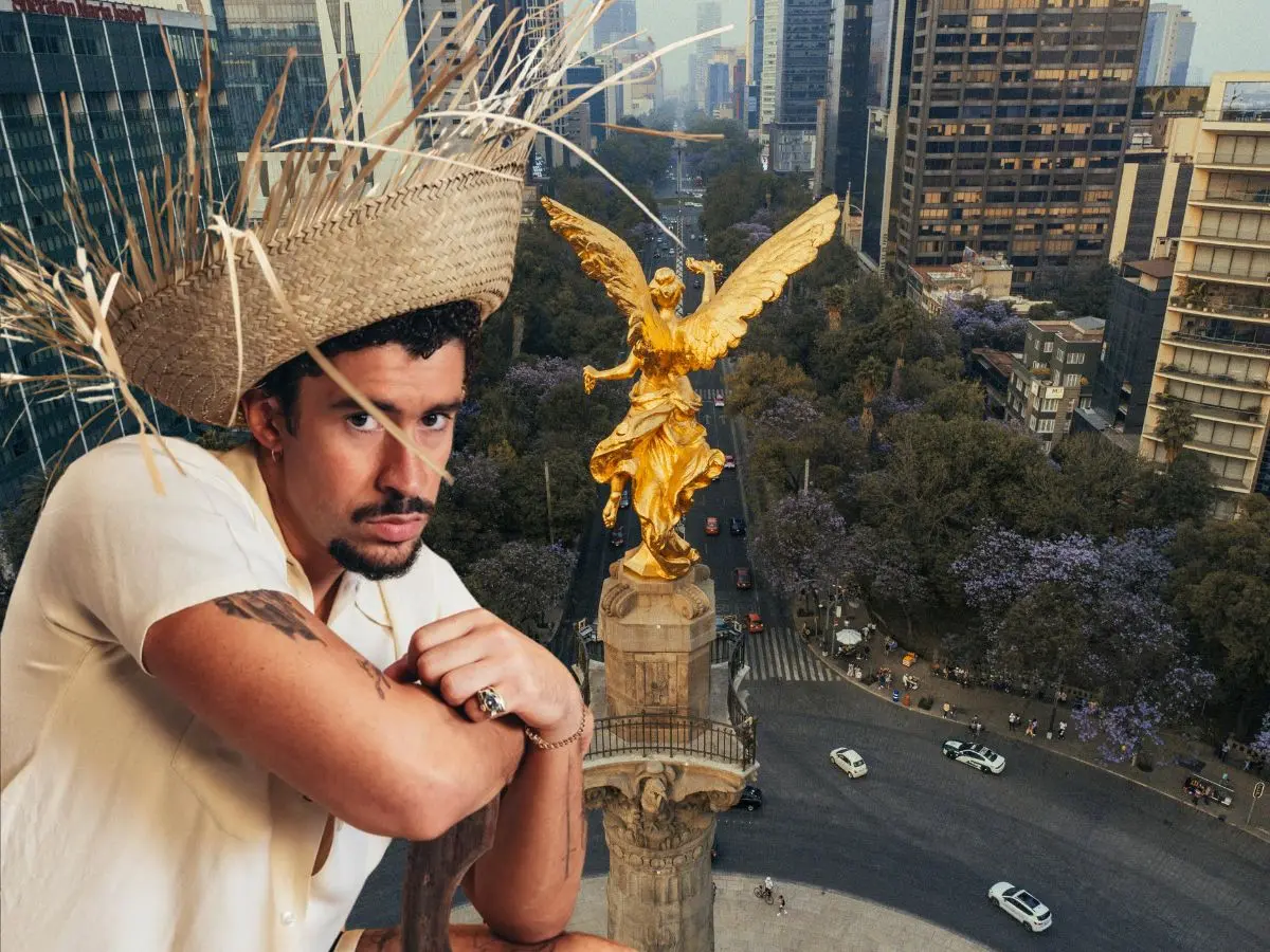 El concierto de Bad Bunny será en CDMX y quienes quieran viajar desde Mérida tendrán que tomar en cuenta otros aspectos como los precios del boleto de avión y los gastos en la capital mexicana.- Fuente Instagram Badbunnypr y Canva
