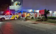 Balacera deja a un hombre herido en zona comercial de Monterrey