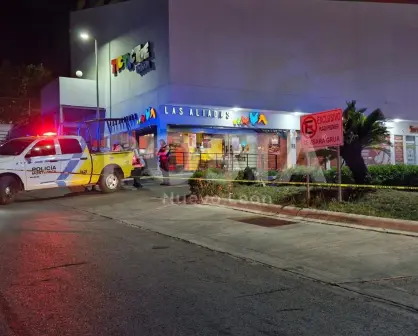 Balacera deja a un hombre herido en zona comercial de Monterrey