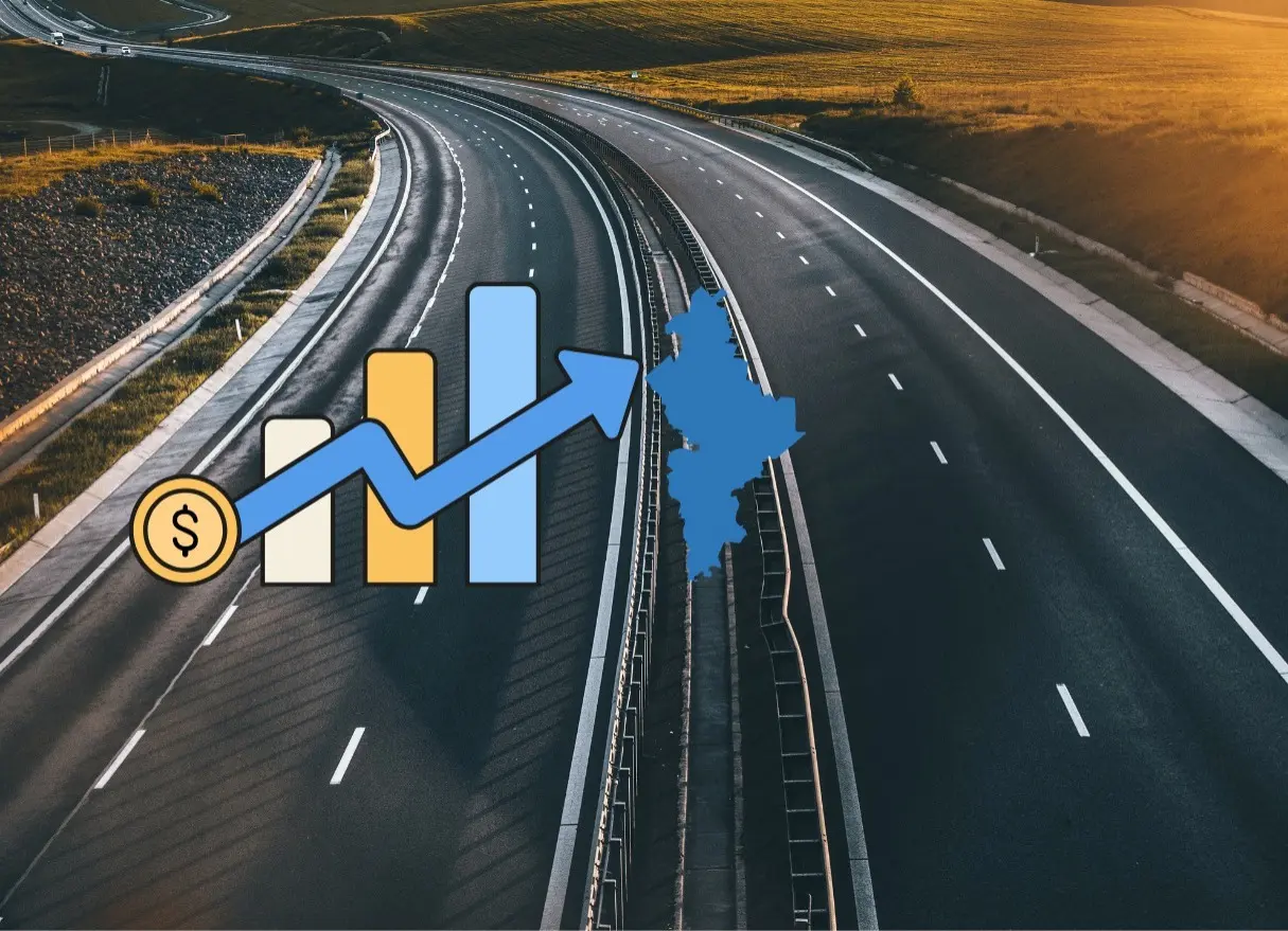 Las inversiones en carreteras son un motor esencial para el crecimiento del PIB de Nuevo León. Foto: Canva.
