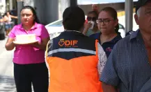DIF Nuevo León responde con agua y refugio para proteger a la gente del calor