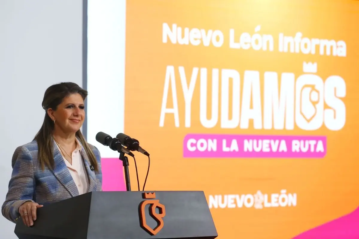 La secretaria de Igualdad e Inclusión de Nuevo León, Martha Herrera Foto: Gobierno de Nuevo León