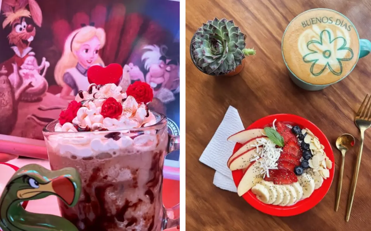 Las cafeterías en Edomex apuestan por experiencias únicas que combinan sabor, diseño y comunidad. Foto: IG/ eraseunavez.cafe, IG/ cafairy_tlc_mtpc (Canva)
