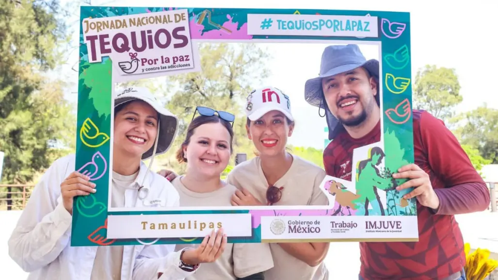 En Tamaulipas, más de mil jóvenes se involucran en la Jornada Nacional de Tequios: Injuve
