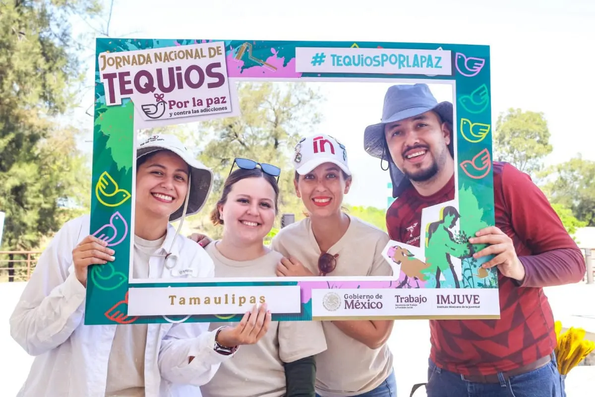 Se unen jóvenes tamaulipecos a la Jornada Nacional de Tequios | Foto: INJUVE
