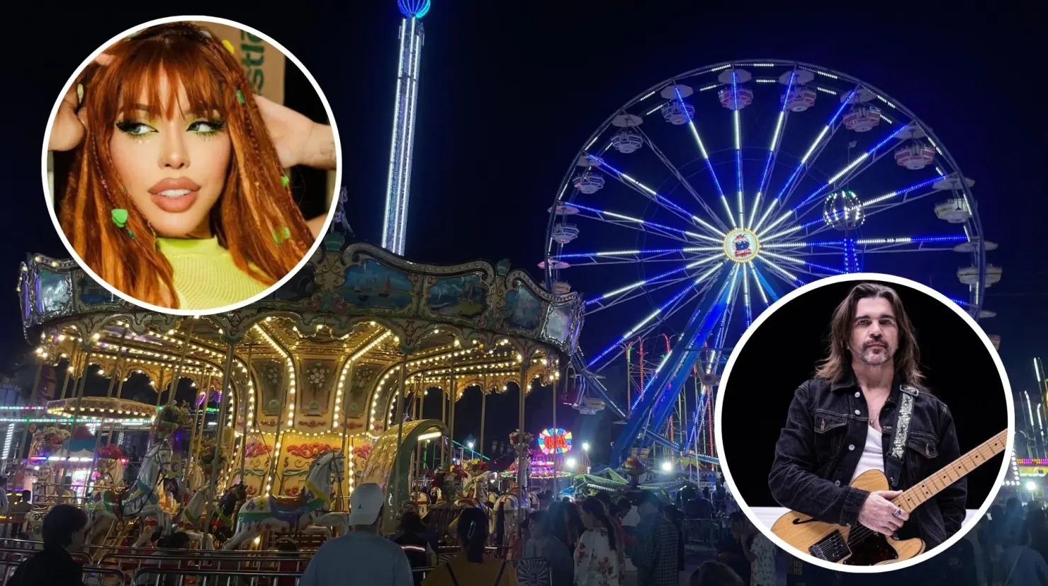 Yeri Mua y Juanes serán parte de la Feria Saltillo 2025. (Fotografía: Juanes | Yeri Mua | Leslie Delgado)