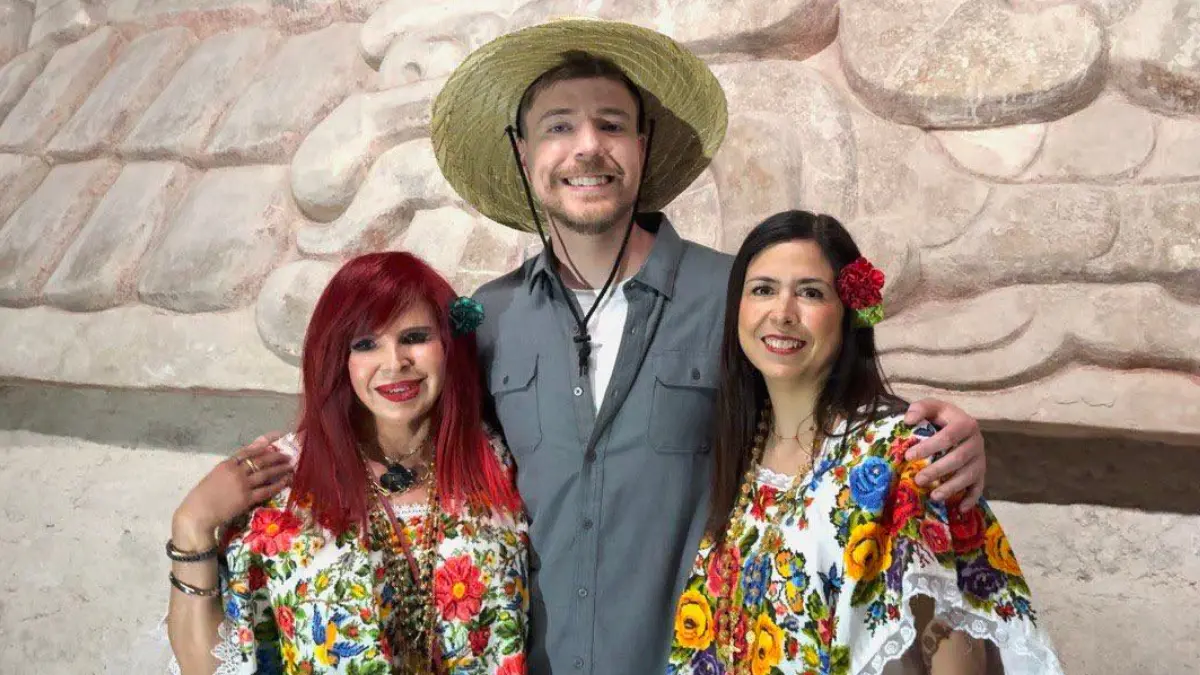 Layda Sansores agradeció en sus redes sociales la visita del Youtuber Foto: Redes Sociales