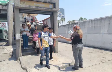 Ante ola de calor, Protección Civil de Nuevo León aplica Operativo de Hidratación en Guadalupe