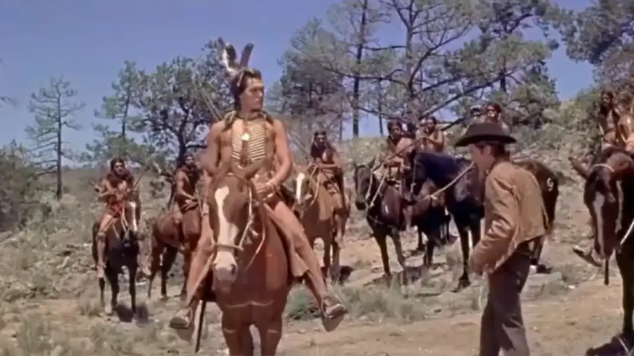 White Feather, la primera película filmada en Durango hace 71 años. Foto: Especial.