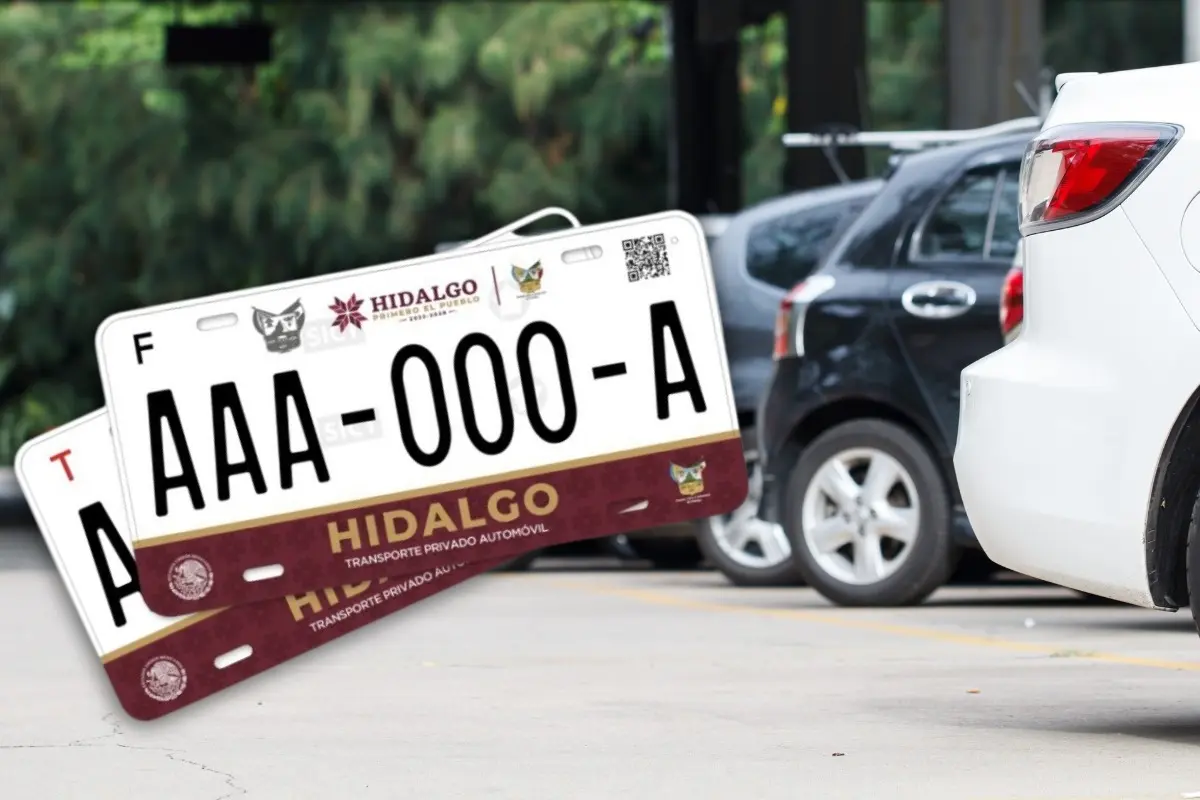 Placas del estado de Hidalgo Foto: Canva