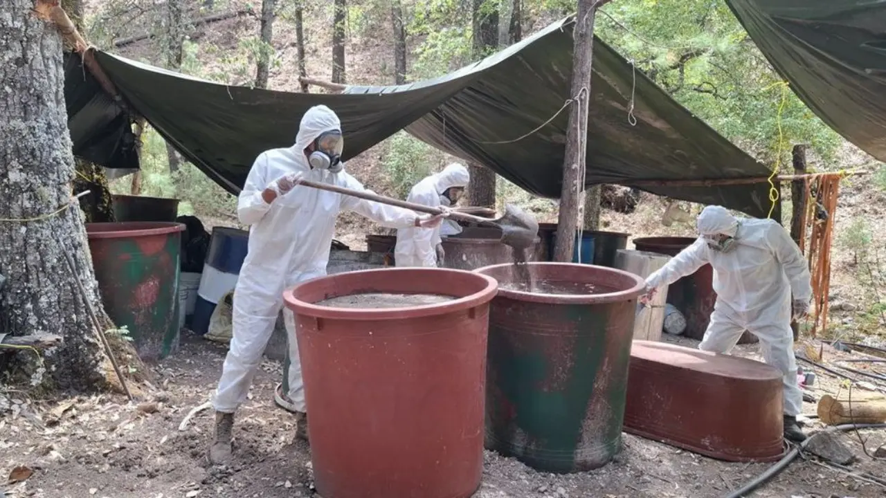 Elementos del Ejército mexicano realizaron un operativo en la sierra de Durango. Foto: Cortesía.