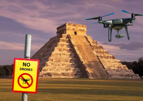 ¿Está permitido sobrevolar Chichén Itzá con un dron como Mr. Beast?