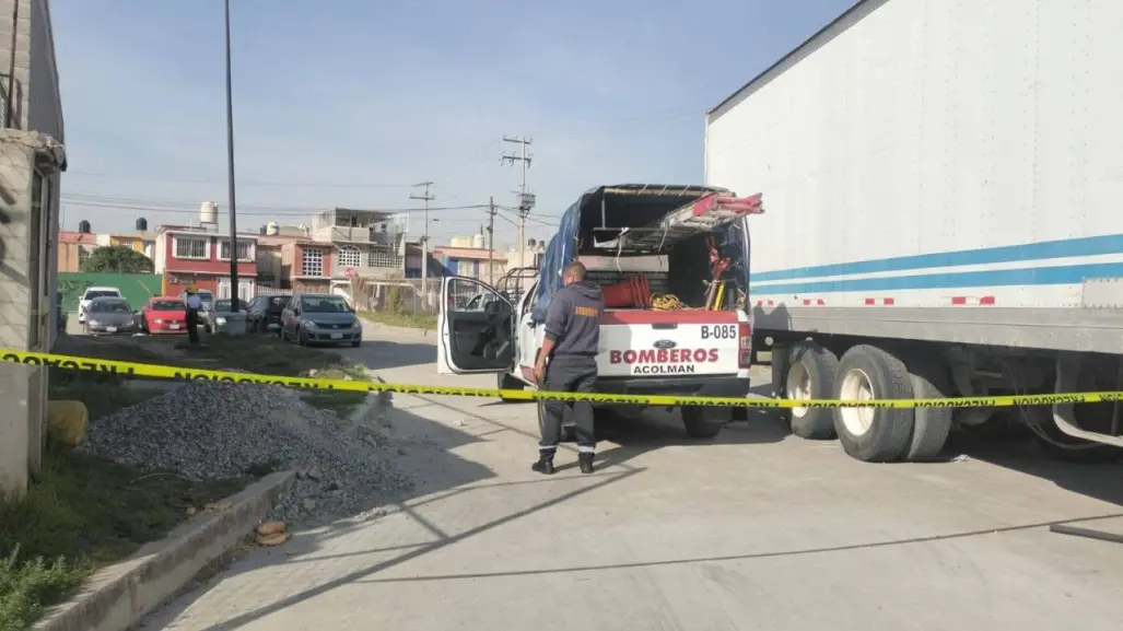 Derrame de diésel en Acolman provoca movilización de cuerpos de emergencia