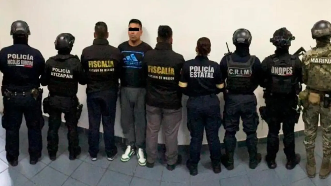 El Javis, ex policía de Nicolás Romero, vinculado a proceso por homicidio. Foto: @FiscaliaEdomex
