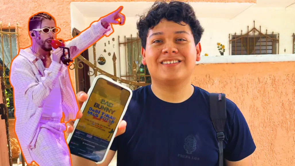 Jóvenes yucatecos eufóricos por conseguir boletos para el concierto de Bad Bunny