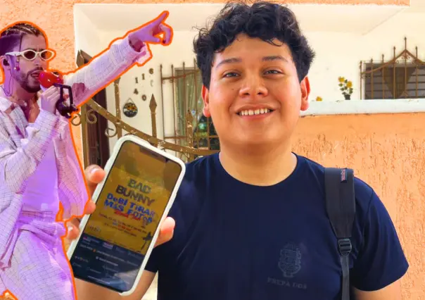 Jóvenes yucatecos eufóricos por conseguir boletos para el concierto de Bad Bunny