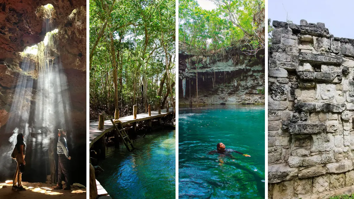 En estos 4 lugares se puede disfrutar alejados del bullicio de la gente Foto: Yucatán Turismo/Canva