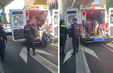 Motociclista queda debajo de un camión tras accidente en Álvaro Obregón