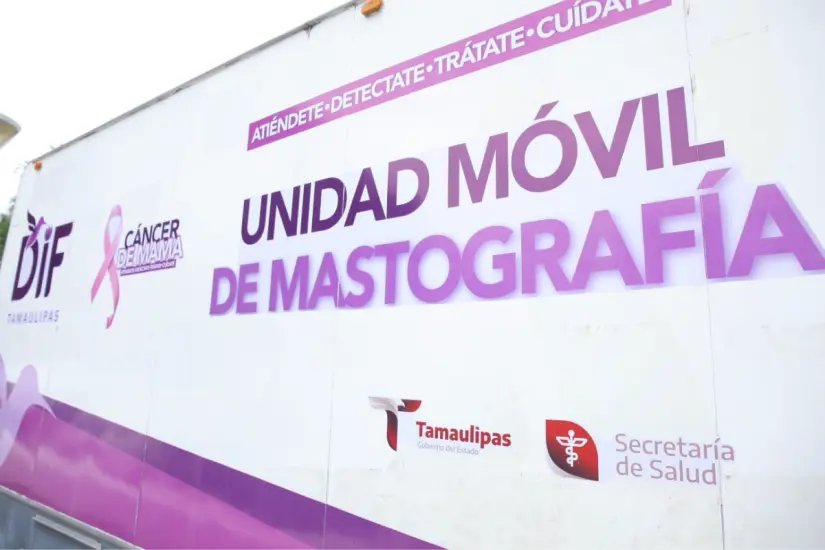 Unidad móvil de mastografía. Foto: Victoria Jiménez