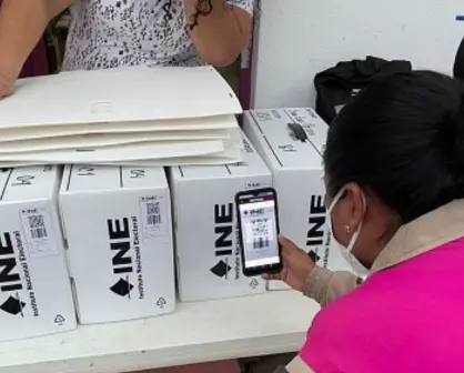 Guardia Nacional resguarda bodegas con paquetería electoral