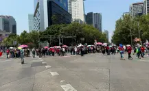 CNTE paraliza vialidades clave en CDMX; anuncian más bloqueos la próxima semana