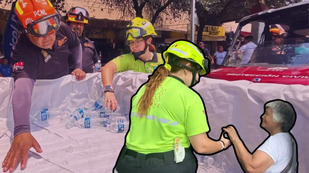 Protección Civil de Nuevo León continúa con operativos de hidratación ante ola de calor