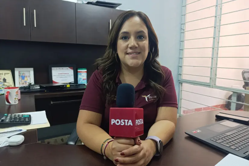 Maestra Eliana Guevara Peña, jefa del Departamento de Salud Mental y Adicciones en Tamaulipas | Foto: Victoria Jiménez