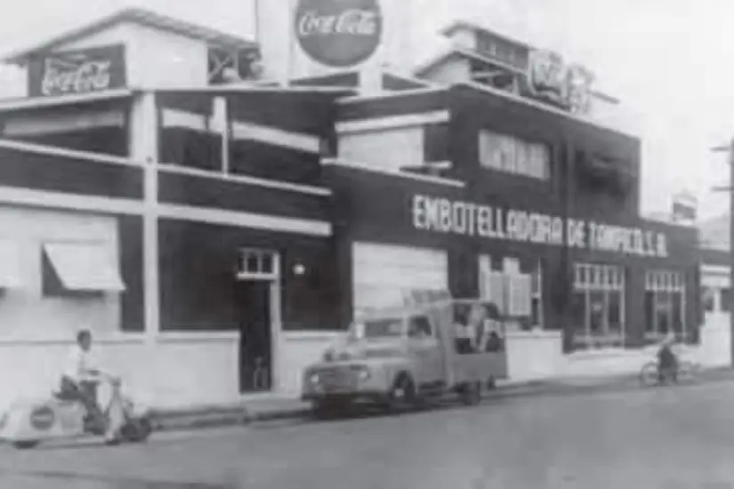 La primera embotelladora de Coca- Cola en México se ubicó en Tampico, Tamaulipas. Foto: Museo de Tampico