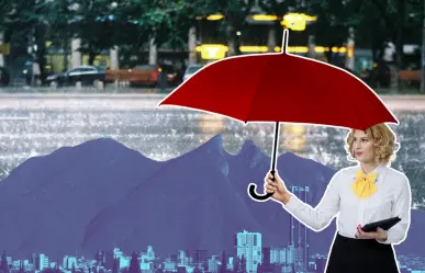 Esta tarde se esperan lluvias con granizo y descargas eléctricas en Monterrey