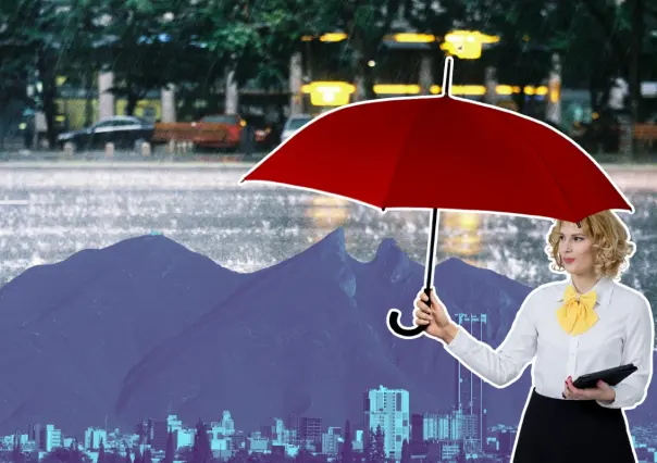 Esta tarde se esperan lluvias con granizo y descargas eléctricas en Monterrey