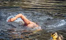VIDEO I Captan a hombre nadando desnudo en el río Santa Catarina