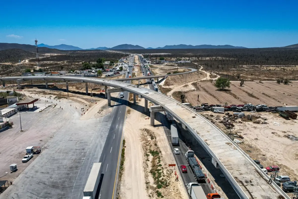 Avanza obra de carretera Interserrana. Foto: Gobierno de Nuevo León