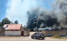 ¡Se salió de control! Combaten incendio en pastizal en Pueblo Nuevo