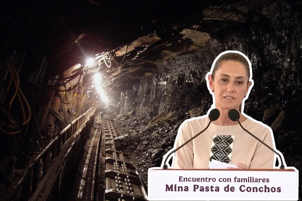 Claudia Sheinbaum sobre Pasta de Conchos. Foto de Canva y Claudia Sheinbaum.