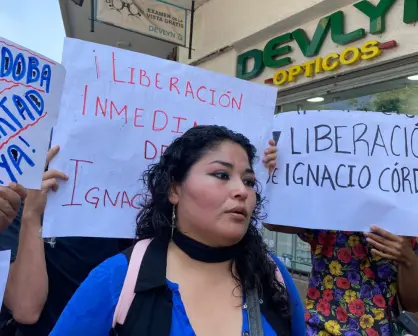 Piden liberación de Ignacio Córdova, manifestante detenido tras protestas en PRI de Veracruz