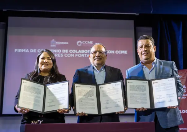 Escobedo y CCME firman convenio para impulsar a mujeres emprendedoras