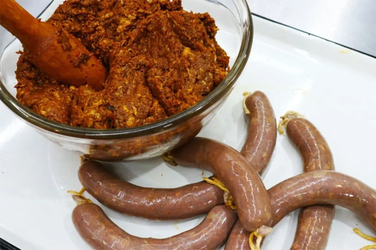 Chorizo de Múzquiz. Foto de Cocinar y Gozar.
