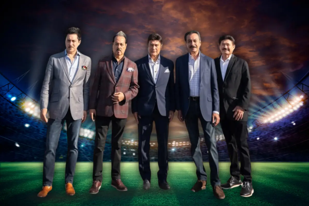 Los Tigres del Norte posando para foto (Foto: IG @lostigresdelnorte / Canva)