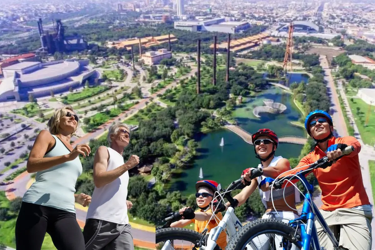 Imagen panorámica del Parque Fundidora Foto: Canva