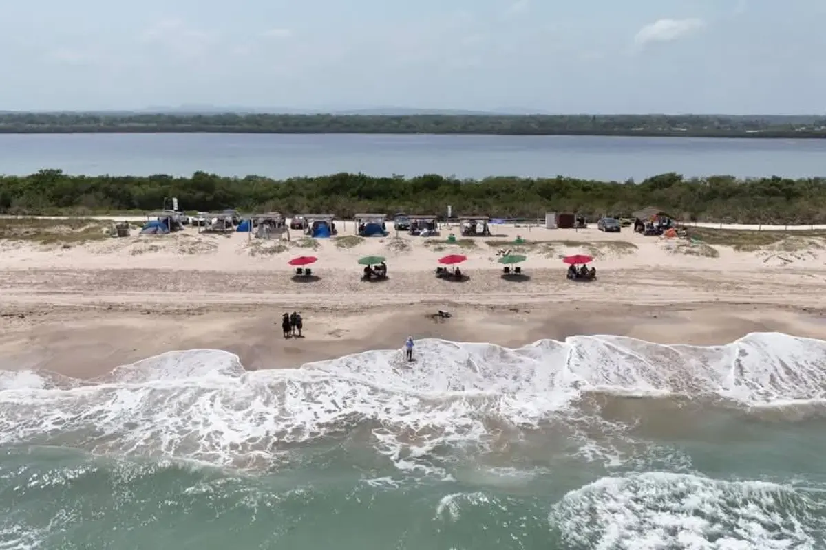 Playa Barra del Tordo, en Aldama, Tamaulipas. Foto: Carlos García