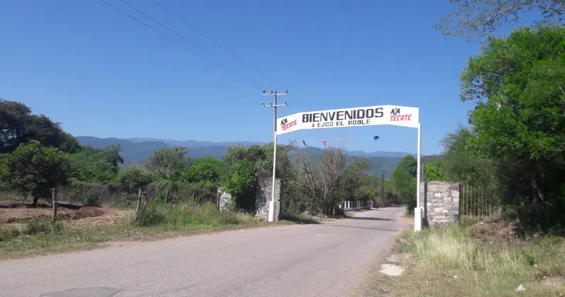 Entrada al ejido El Roble, municipio de Güémez, Tamaulipas | Foto: FB