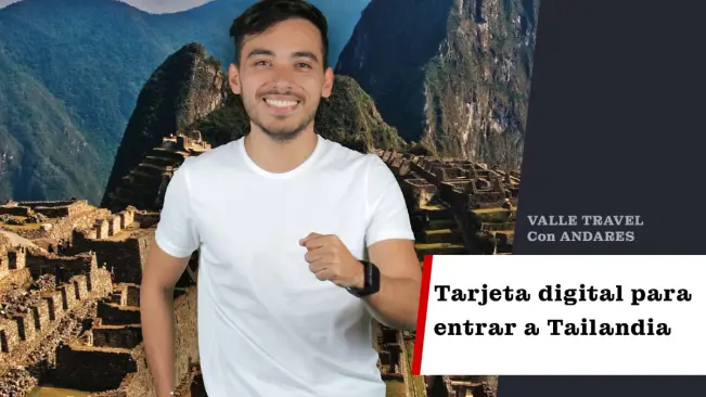 Tarjeta digital para entrar a Tailandia