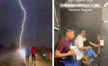 VIDEO | Azota tormenta eléctrica en Piedras Negras y suspende la Feria del Norte